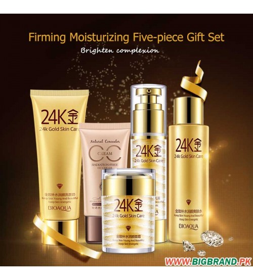 Bioaqua 24K Gold Makeup Moisturizing whitening Cosmetic Set